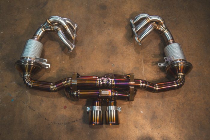 Valvetronic Non Valved RSR Sport Exhaust System for Porsche 992 GT3/RS Titanium + Free Flow Headers