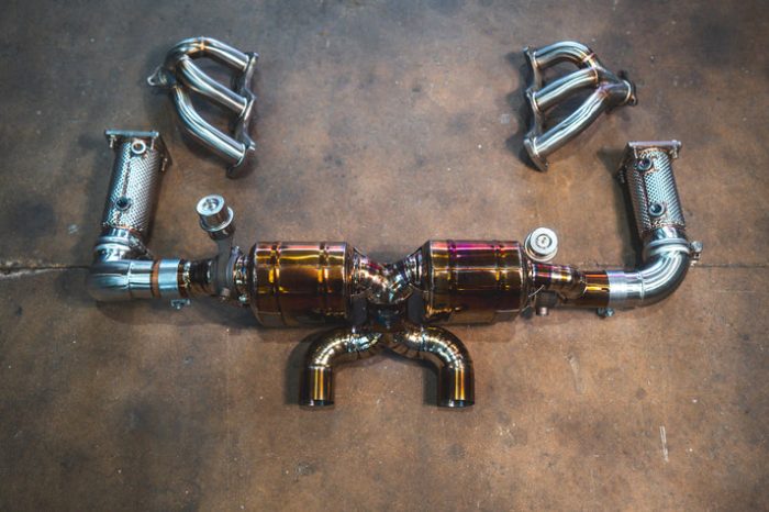 Valvetronic Valved Sport Exhaust System for Porsche 991.2 Carrera + Race Free Flow Pipes and Headers